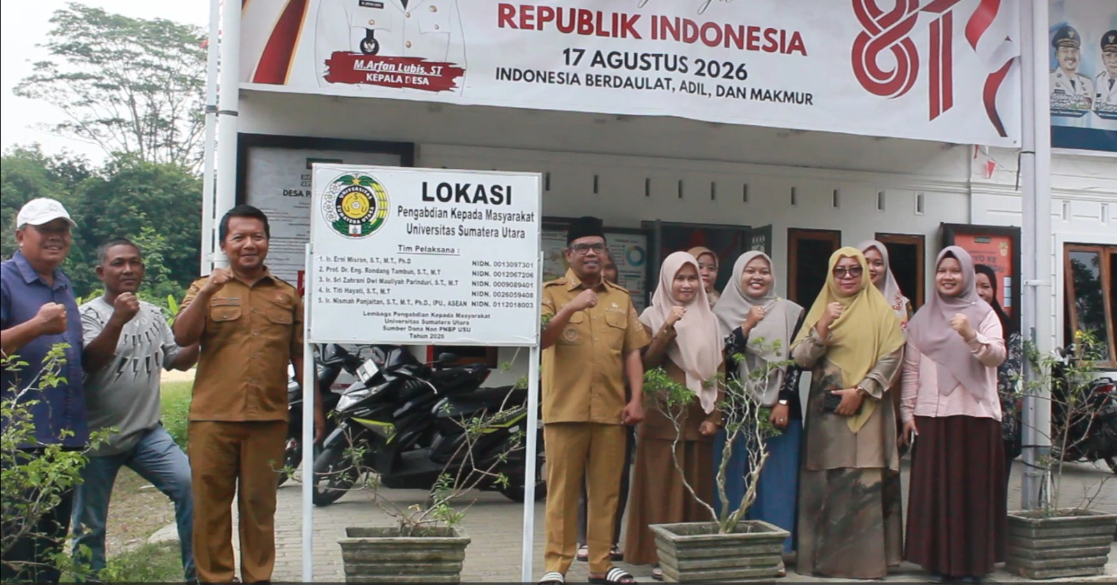 Dosen Teknik Kimia USU Laksanakan Pengabdian kepada Masyarakat melalui Pengolahan dan Penyediaan Air Bersih Berbasis Filtrasi Bertingkat di Desa Padang Tualang